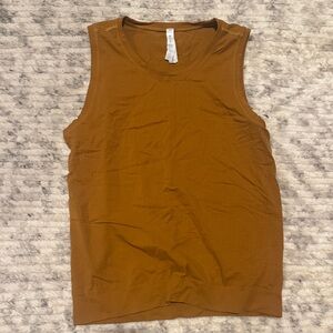 Athleta In Motion Sleeveless Tank Burnt Orange Small